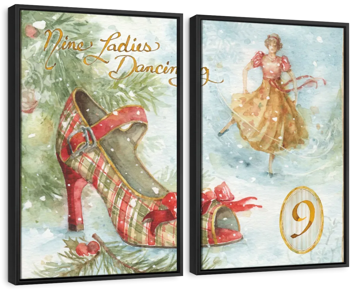 12 Days Of Christmas IX Wall Art