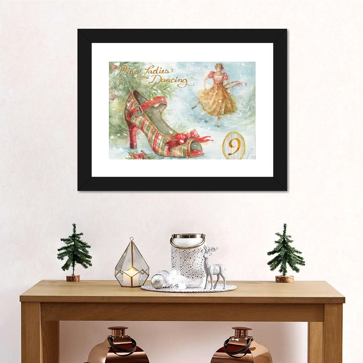 12 Days Of Christmas IX Wall Art