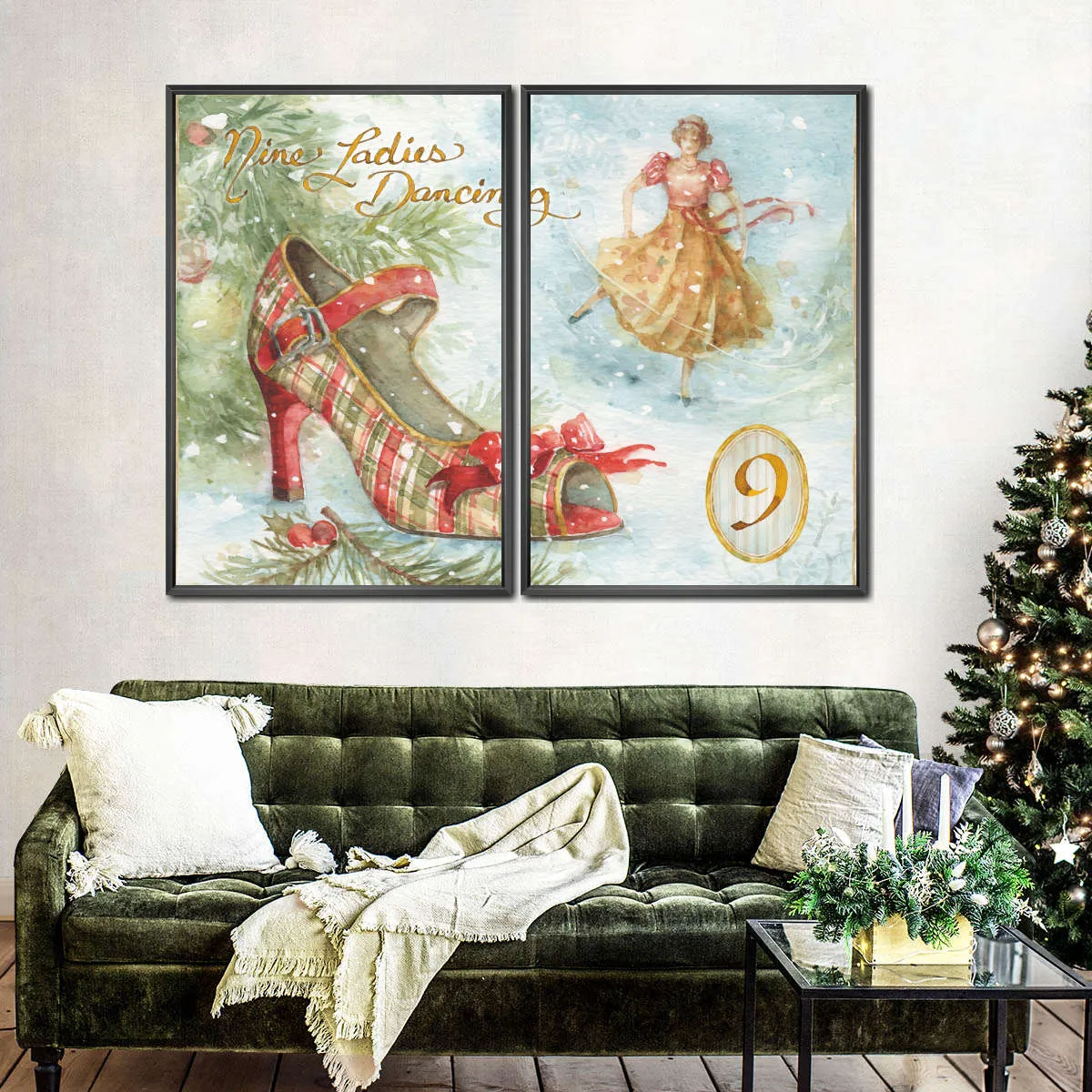 12 Days Of Christmas IX Wall Art