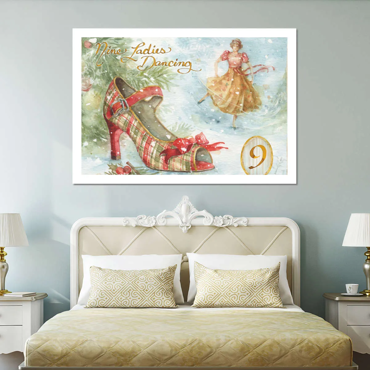 12 Days Of Christmas IX Wall Art