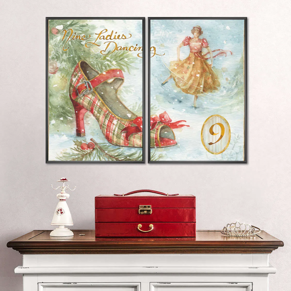 12 Days Of Christmas IX Wall Art