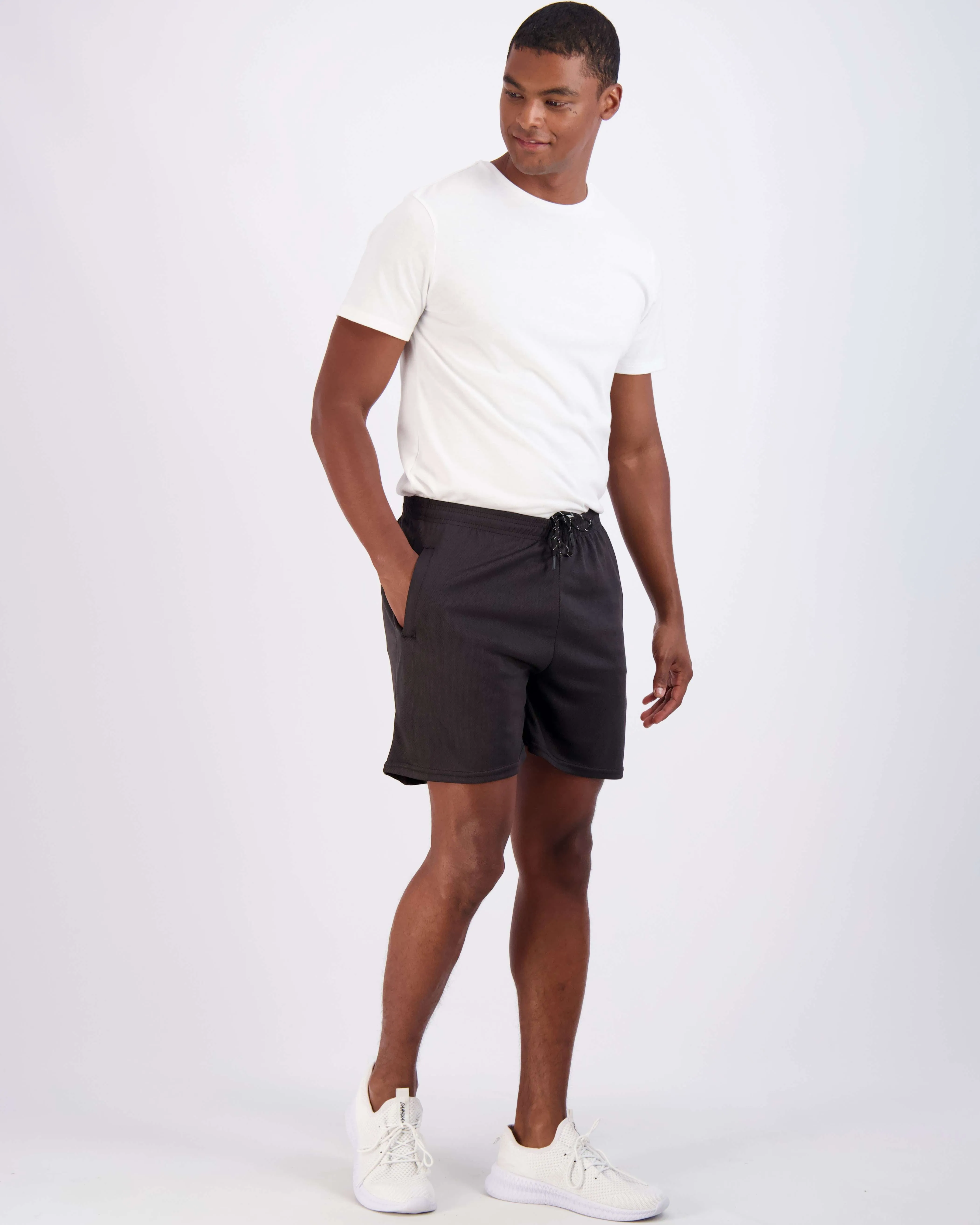 4 Pack: Men's 5 Mesh Running Shorts with Zipper Pockets