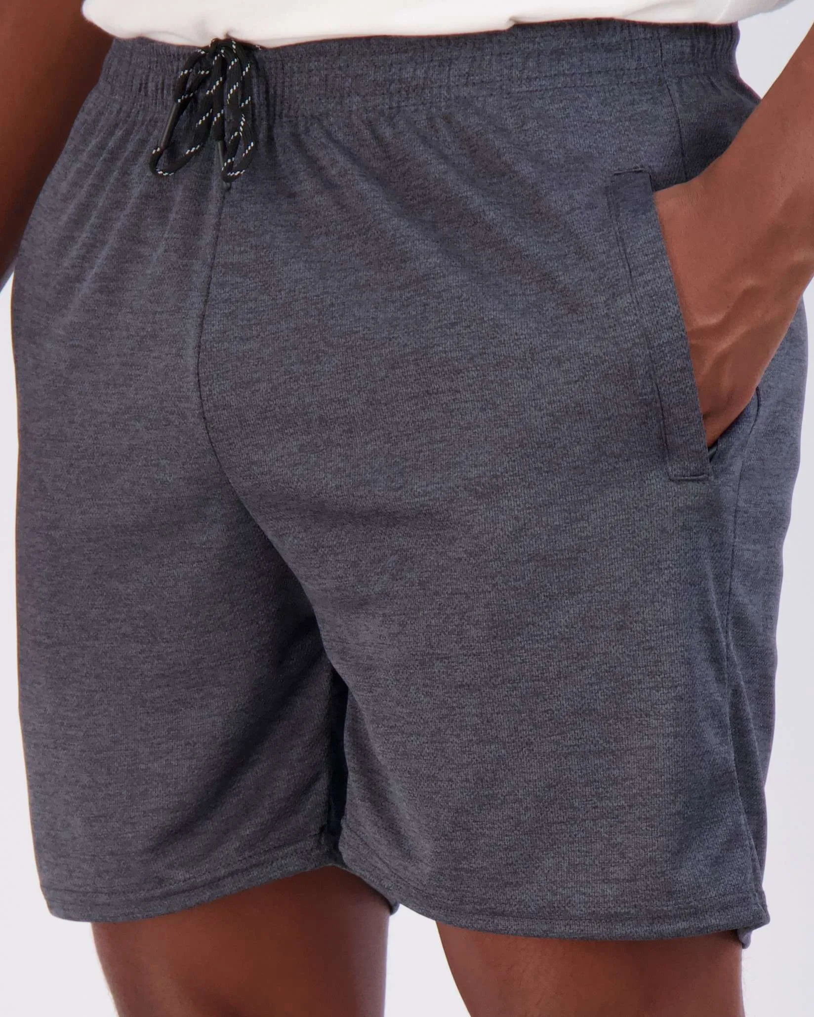 4 Pack: Men's 5 Mesh Running Shorts with Zipper Pockets