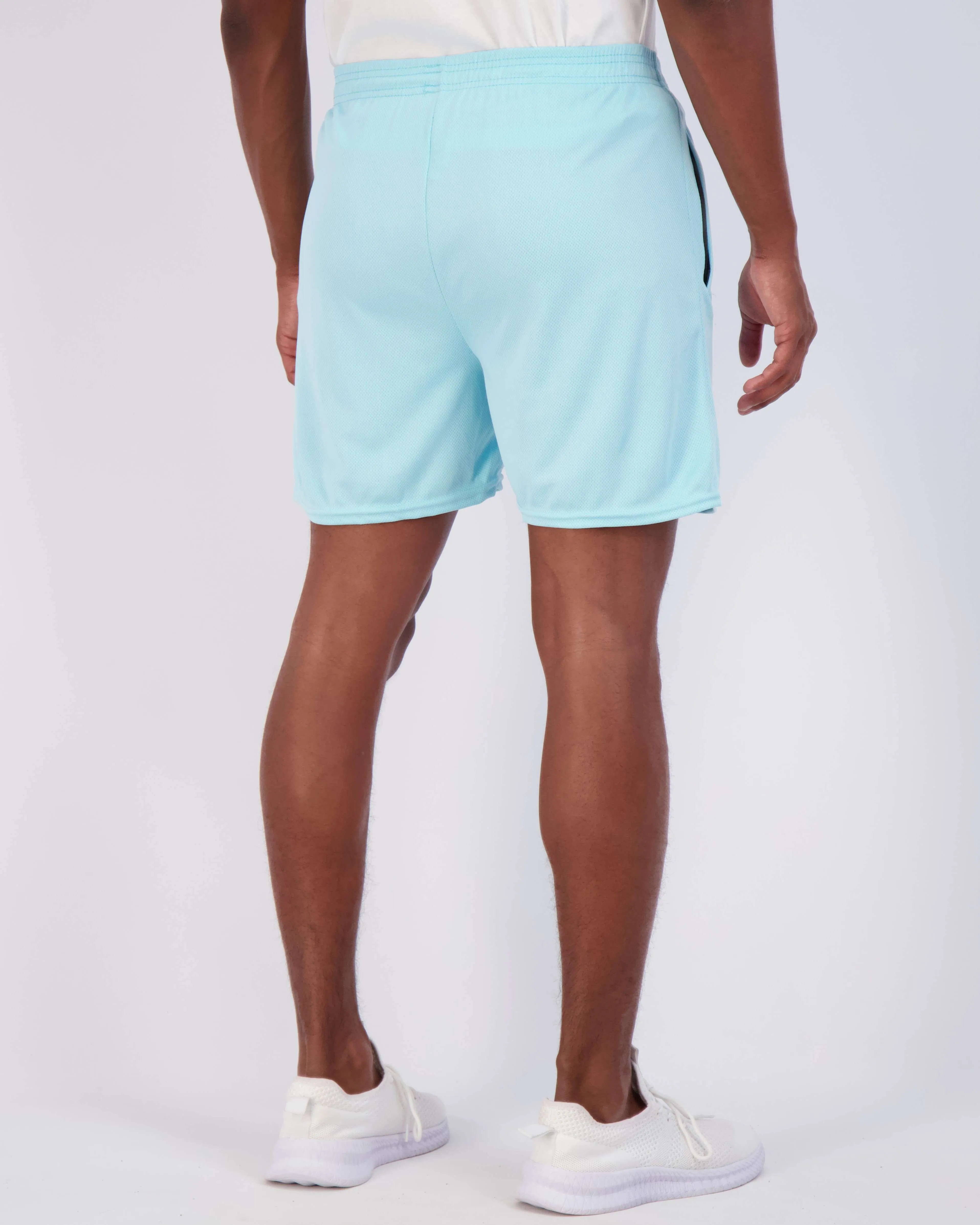 4 Pack: Men's 5 Mesh Running Shorts with Zipper Pockets