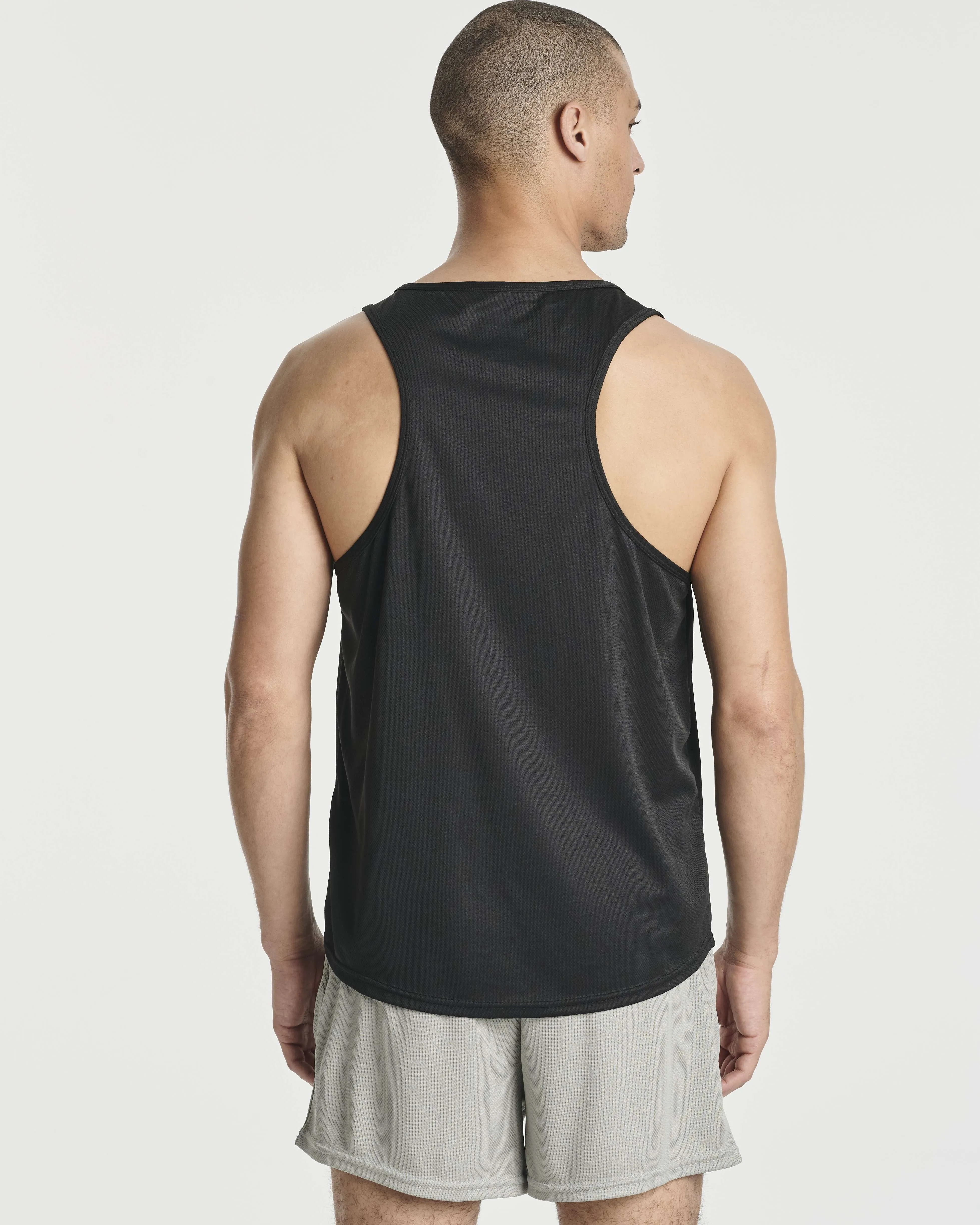 5 Pack: Men's Mesh Y-Back Muscle Tank Top (Available in Big & Tall)