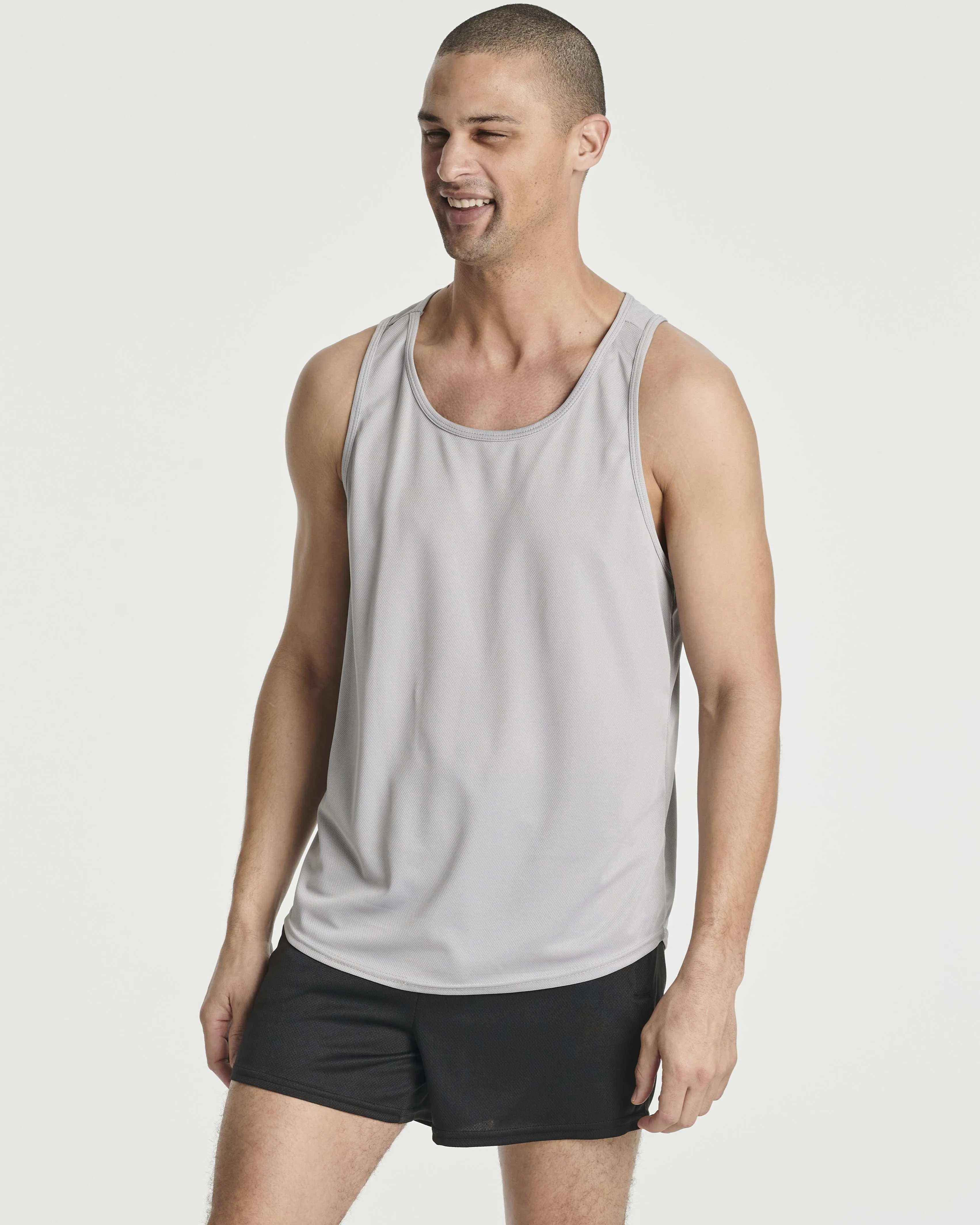 5 Pack: Men's Mesh Y-Back Muscle Tank Top (Available in Big & Tall)