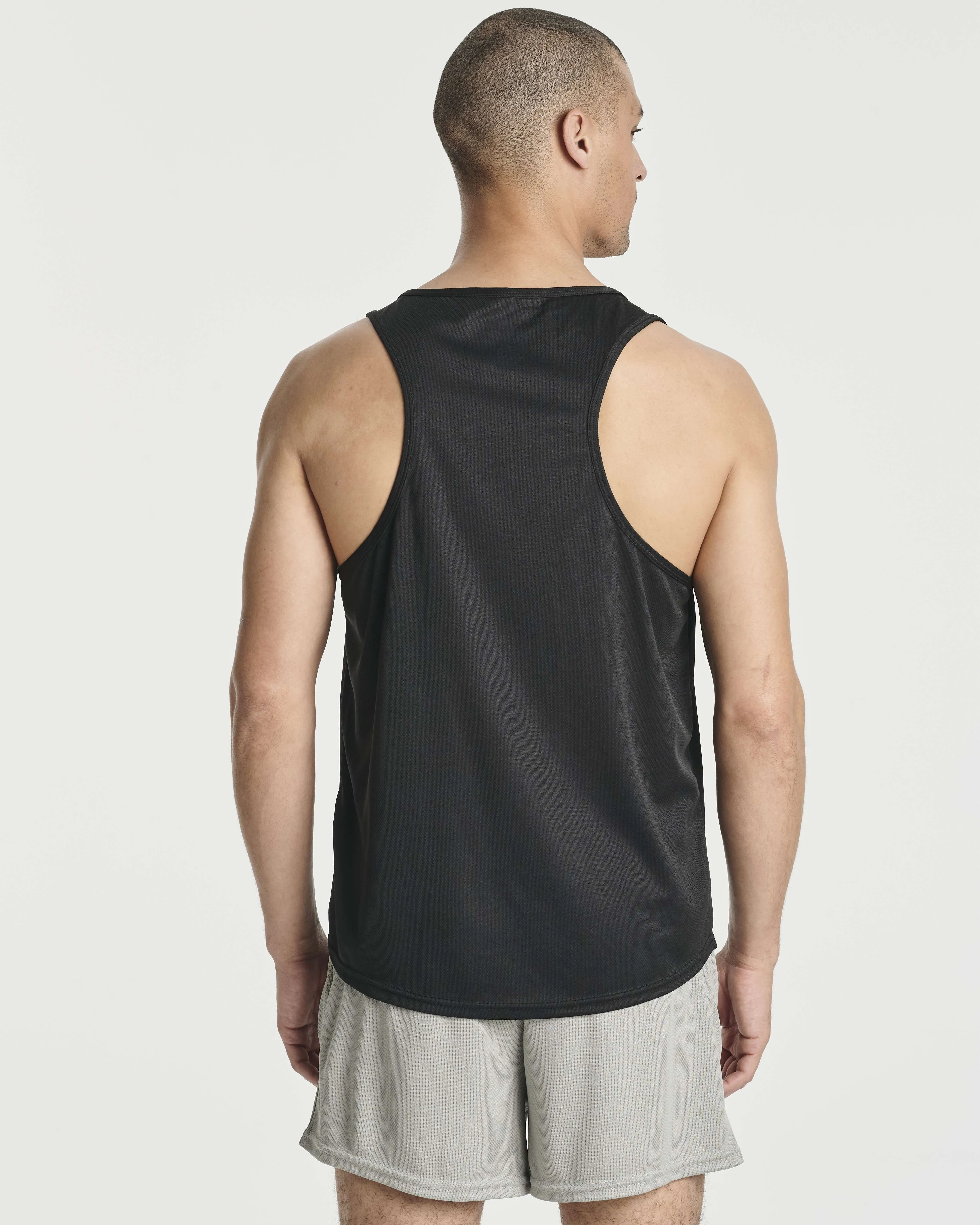 5 Pack: Men's Mesh Y-Back Muscle Tank Top (Available in Big & Tall)