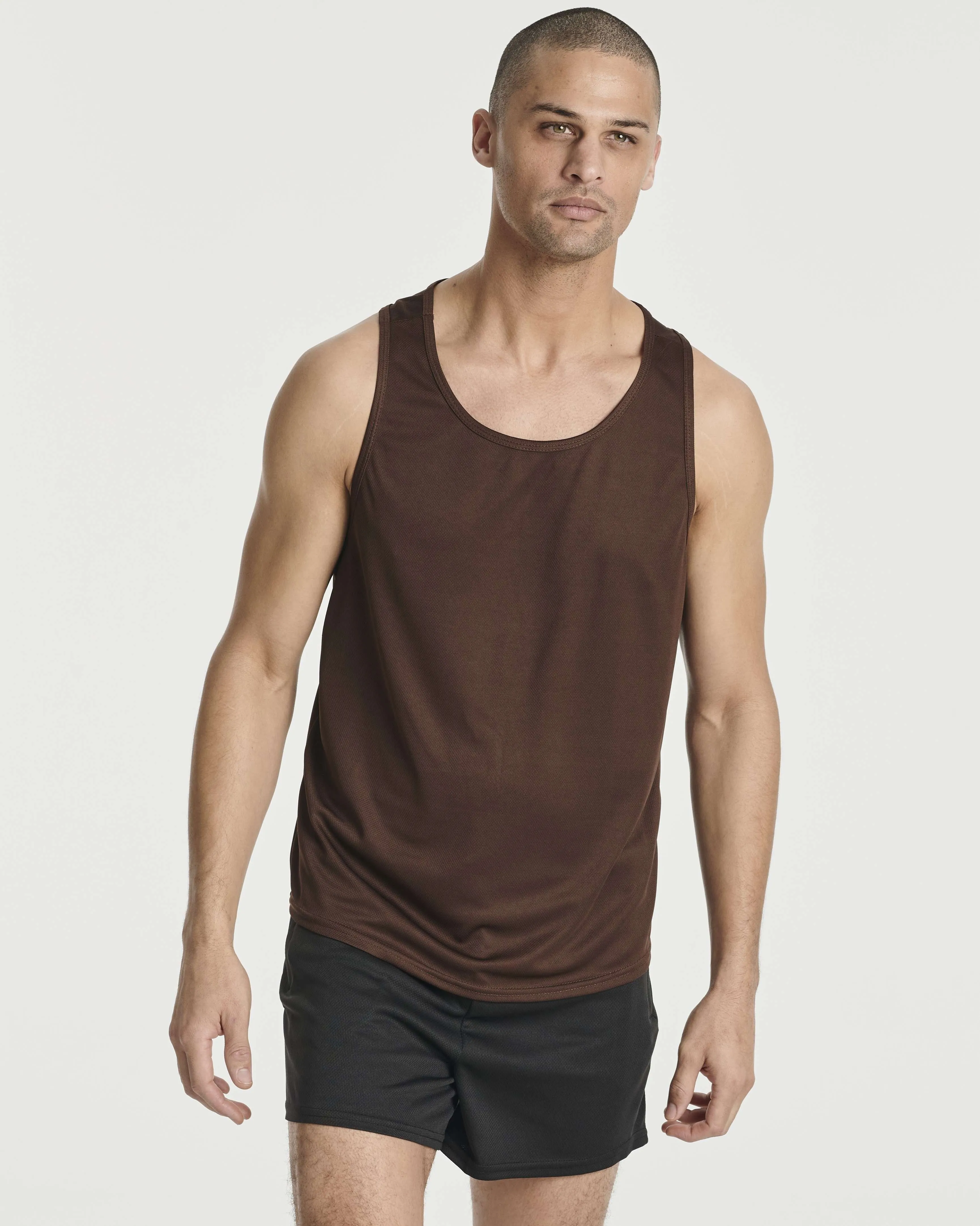 5 Pack: Men's Mesh Y-Back Muscle Tank Top (Available in Big & Tall)