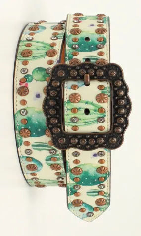 Angel Ranch Watercolor Cactus Belt - Pre Order