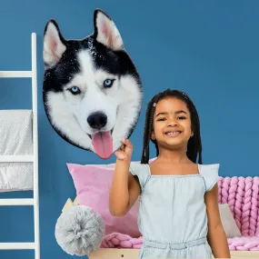 Animals: Siberian Husky Foam Core Cutout - Big Head