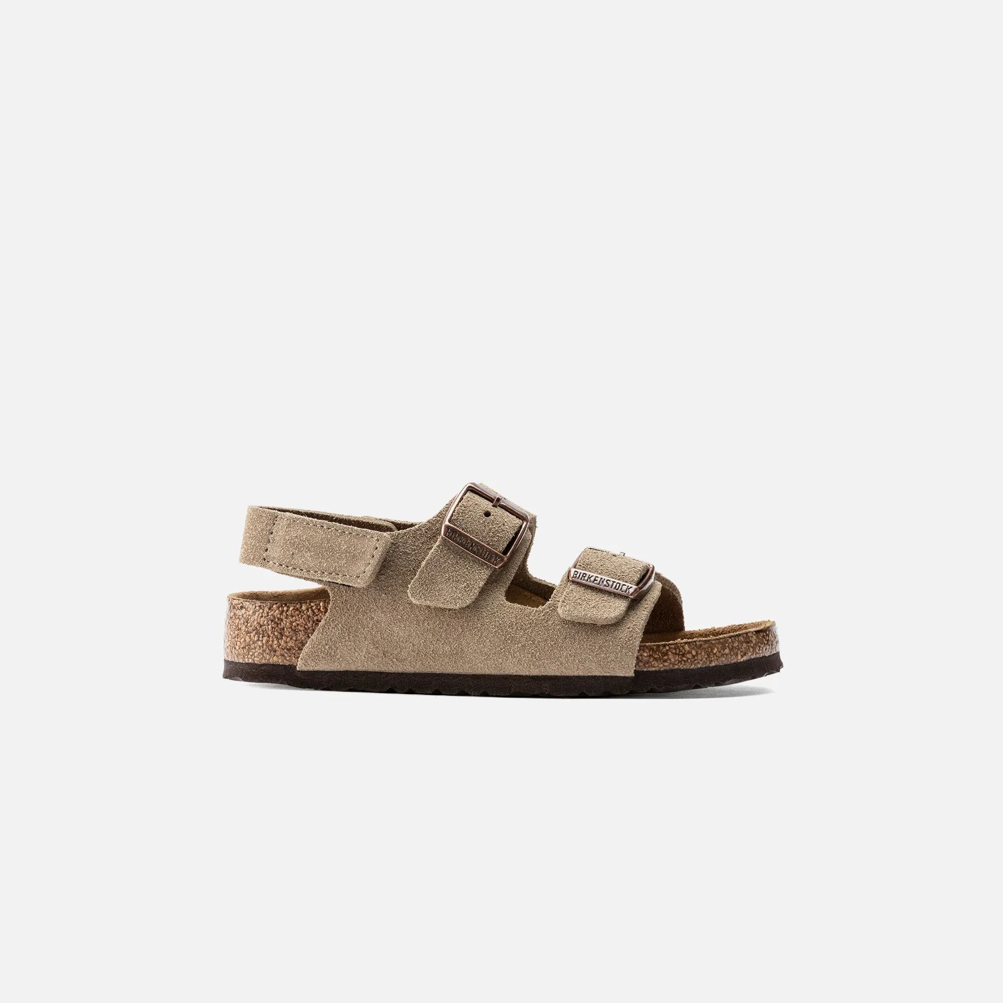 Birkenstock Kids Milano Hook and Loop - Taupe