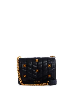 Black Brera Studded Crossbody Bag