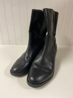 Boots Leather By Lands End In Black, Size: 8