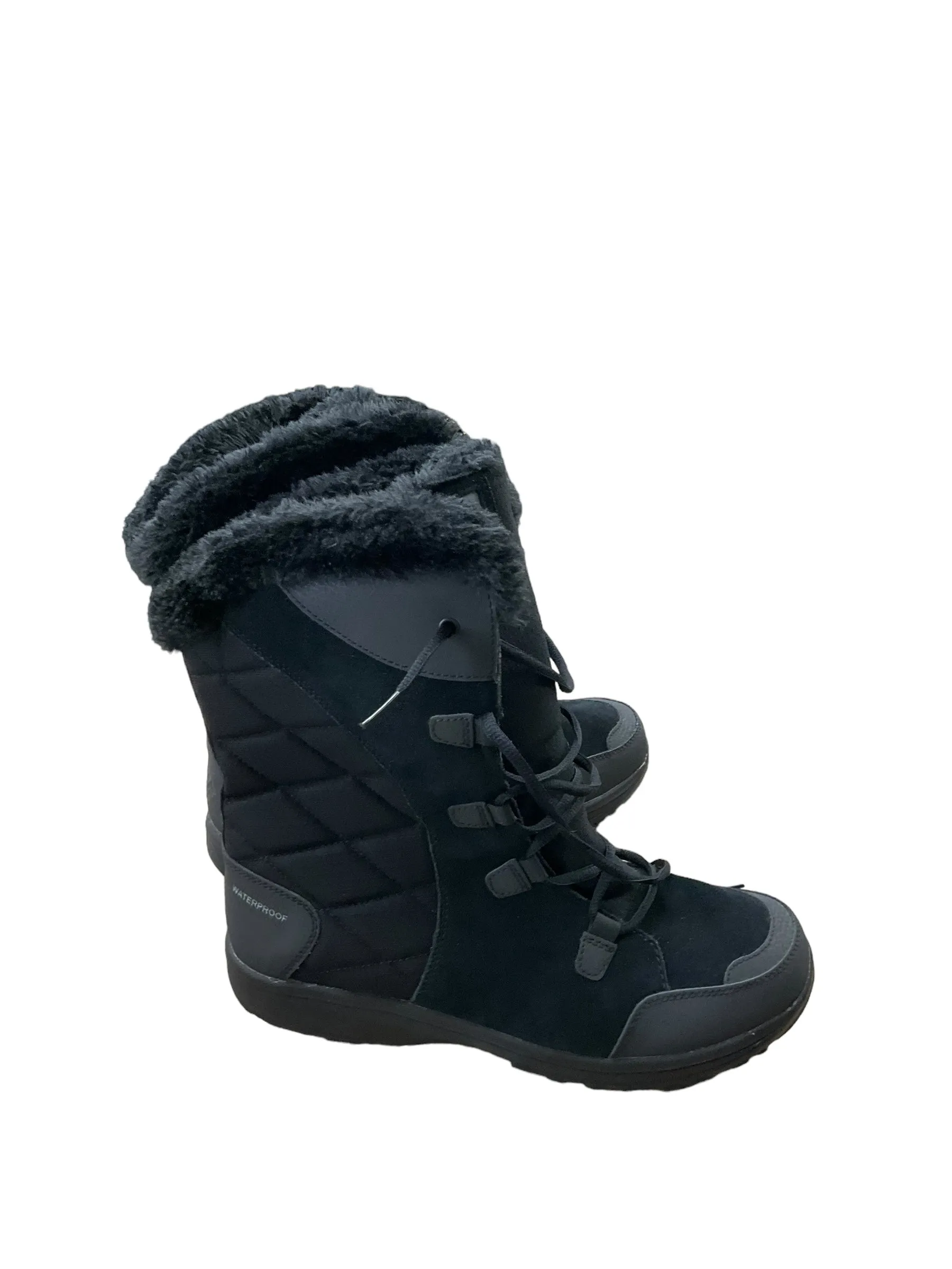 Boots Snow By Columbia In Black, Size: 12