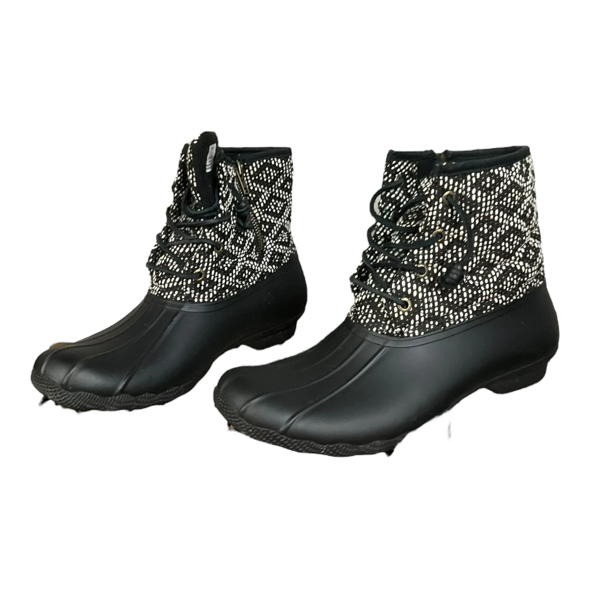 Boots Snow By Sperry In Black, Size: 9