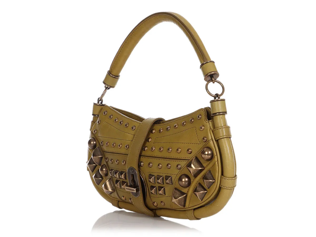 Burberry Pistachio Prorsum Cadet Studded Bag