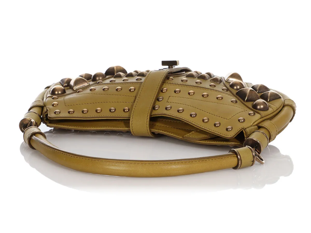 Burberry Pistachio Prorsum Cadet Studded Bag