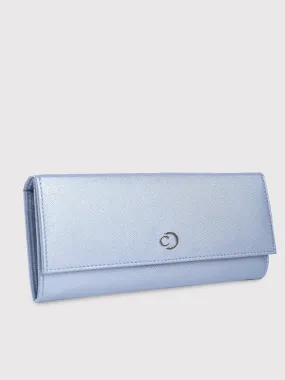 Caprese Mia Wallet Medium Flap Wallet Pearl Blue