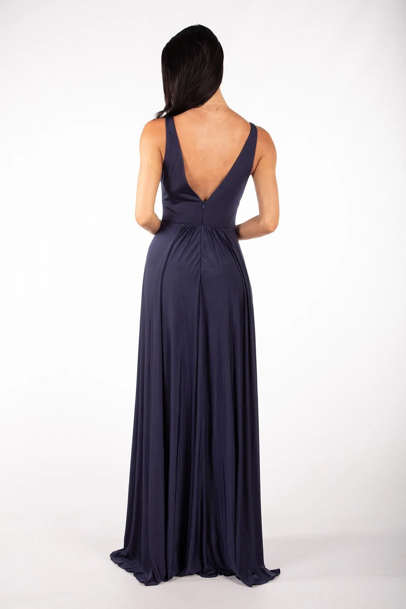 CATALINA A-Line Maxi Dress - Navy