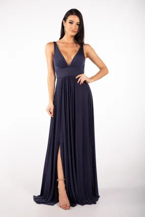 CATALINA A-Line Maxi Dress - Navy