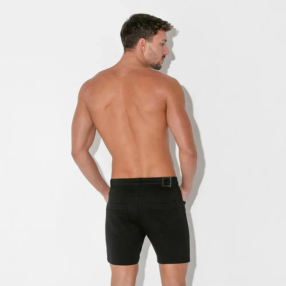 Code 22 slim fit 5" stretch short 9712 black