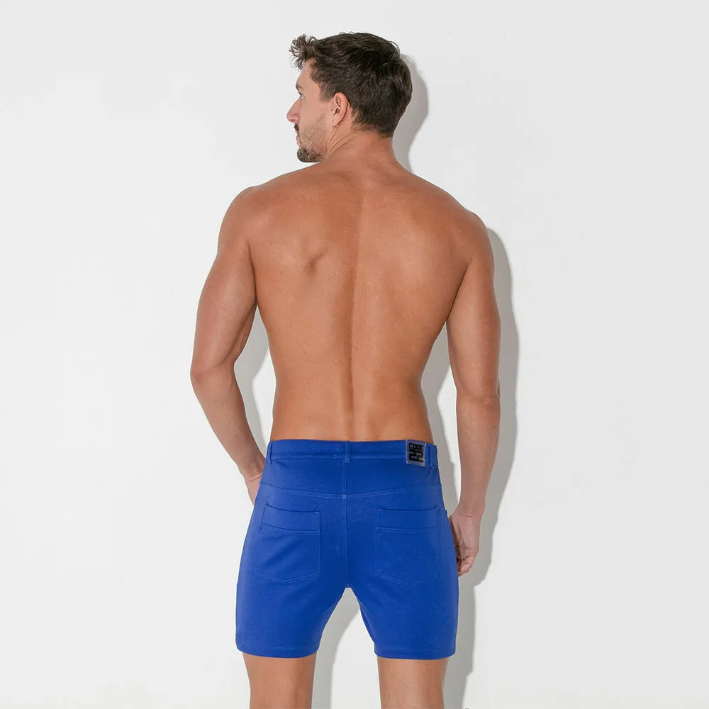 Code 22 slim fit 5" stretch short 9712 blue