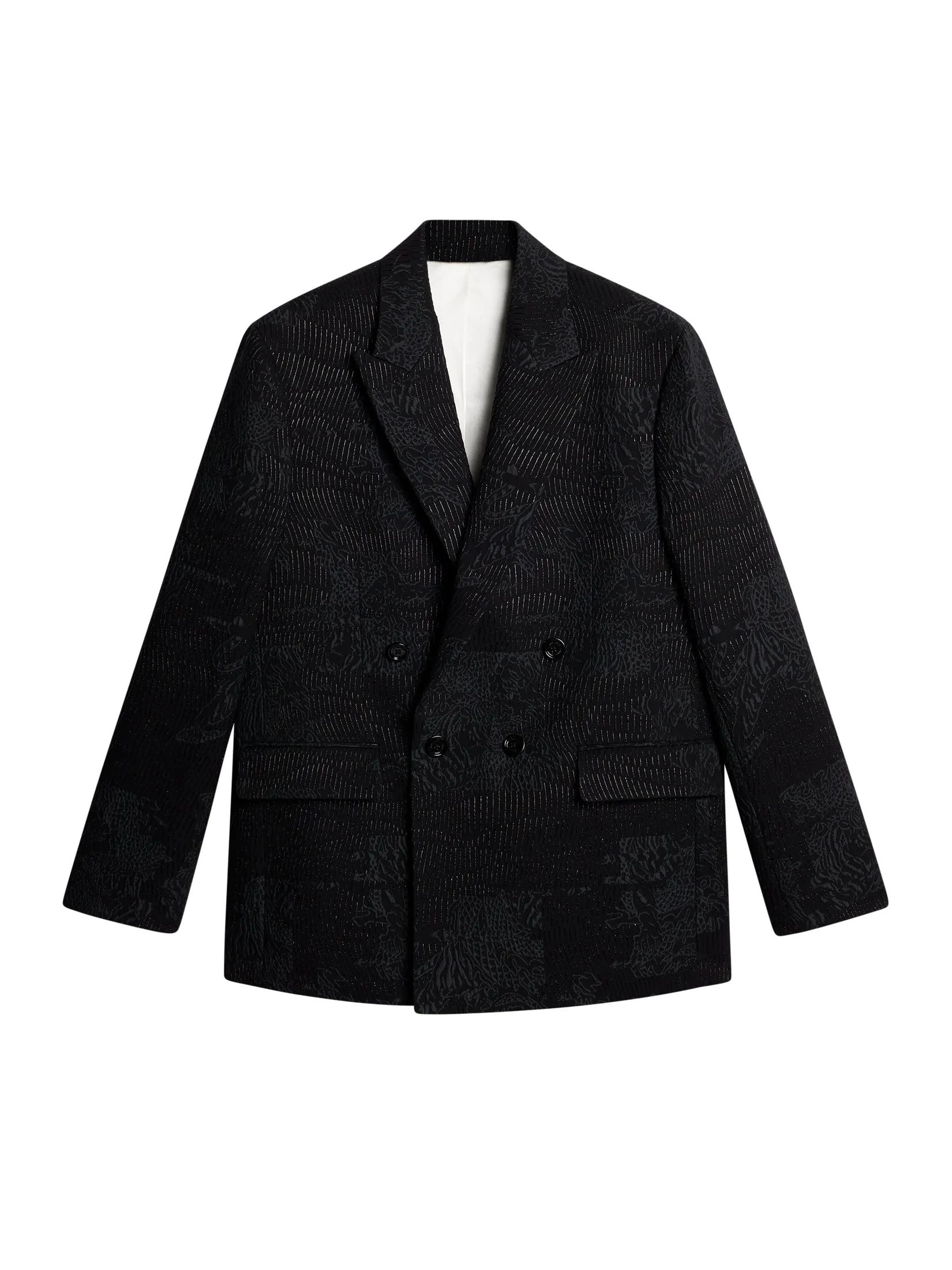 David U Jacquard Blazer / Black