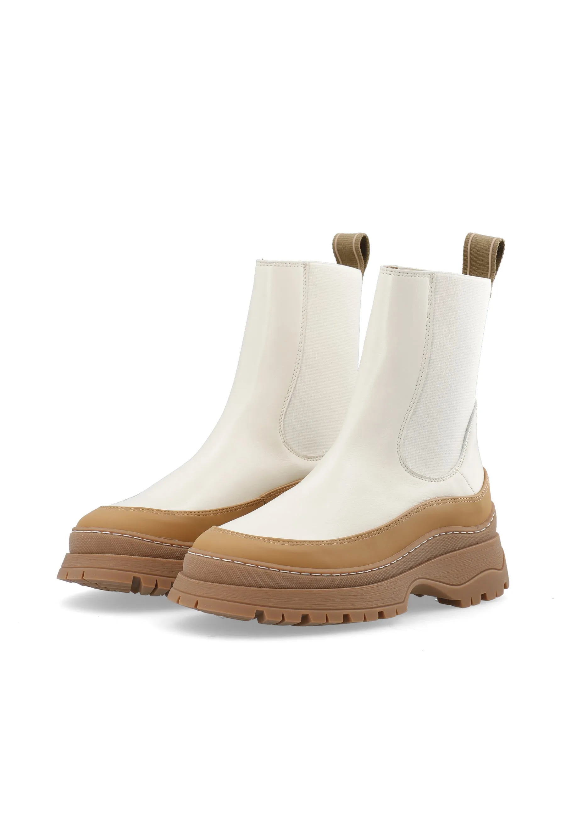 Dawson Off White Chelsea Boots