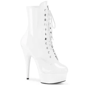 DELIGHT-1020 White Calf High Boots