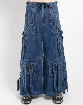 DENIM RING STRAP PANT BLUE DENIM