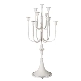 Distressed Iron Candelabra