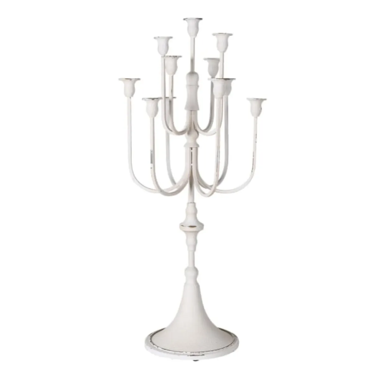 Distressed Iron Candelabra