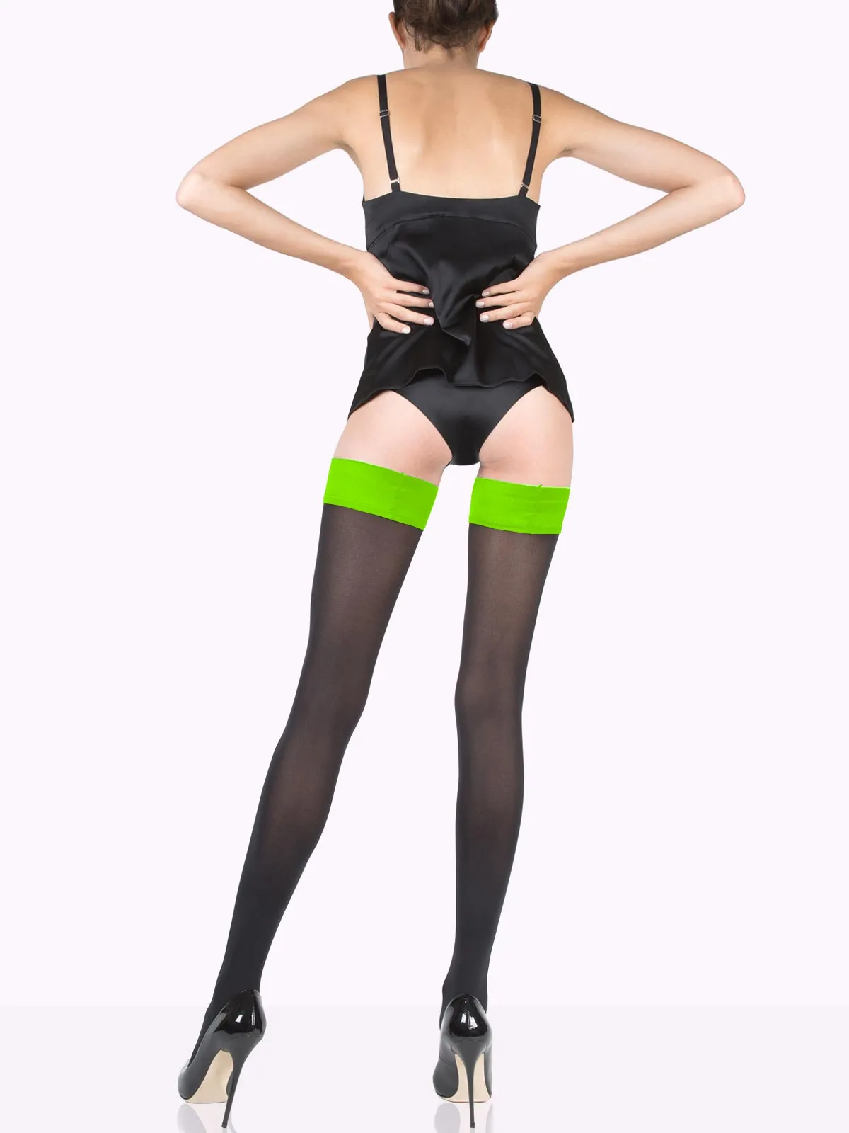 ELETTRA Matte Thigh Highs