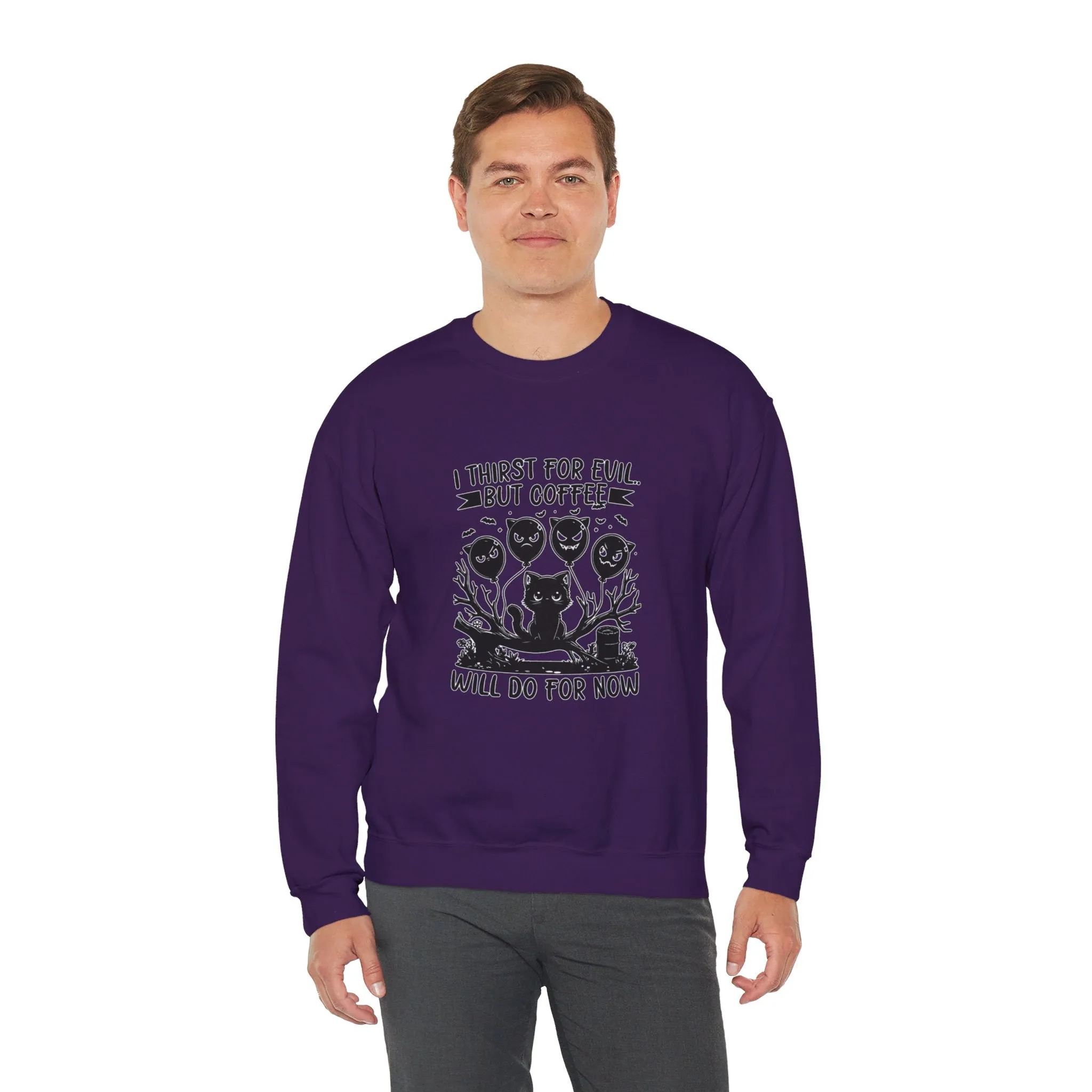 Evil Coffee Unisex Heavy Blend™ Crewneck Sweatshirt