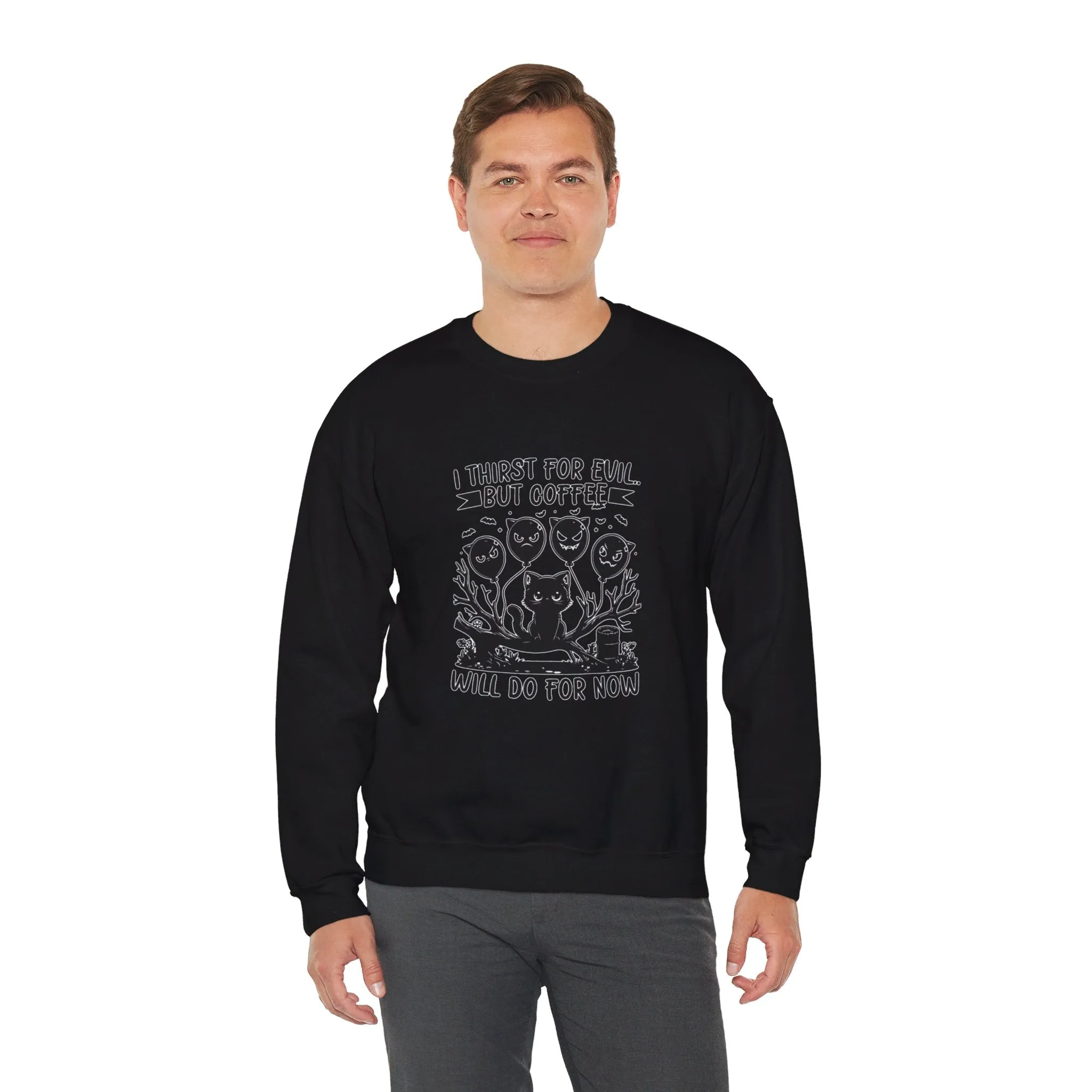 Evil Coffee Unisex Heavy Blend™ Crewneck Sweatshirt