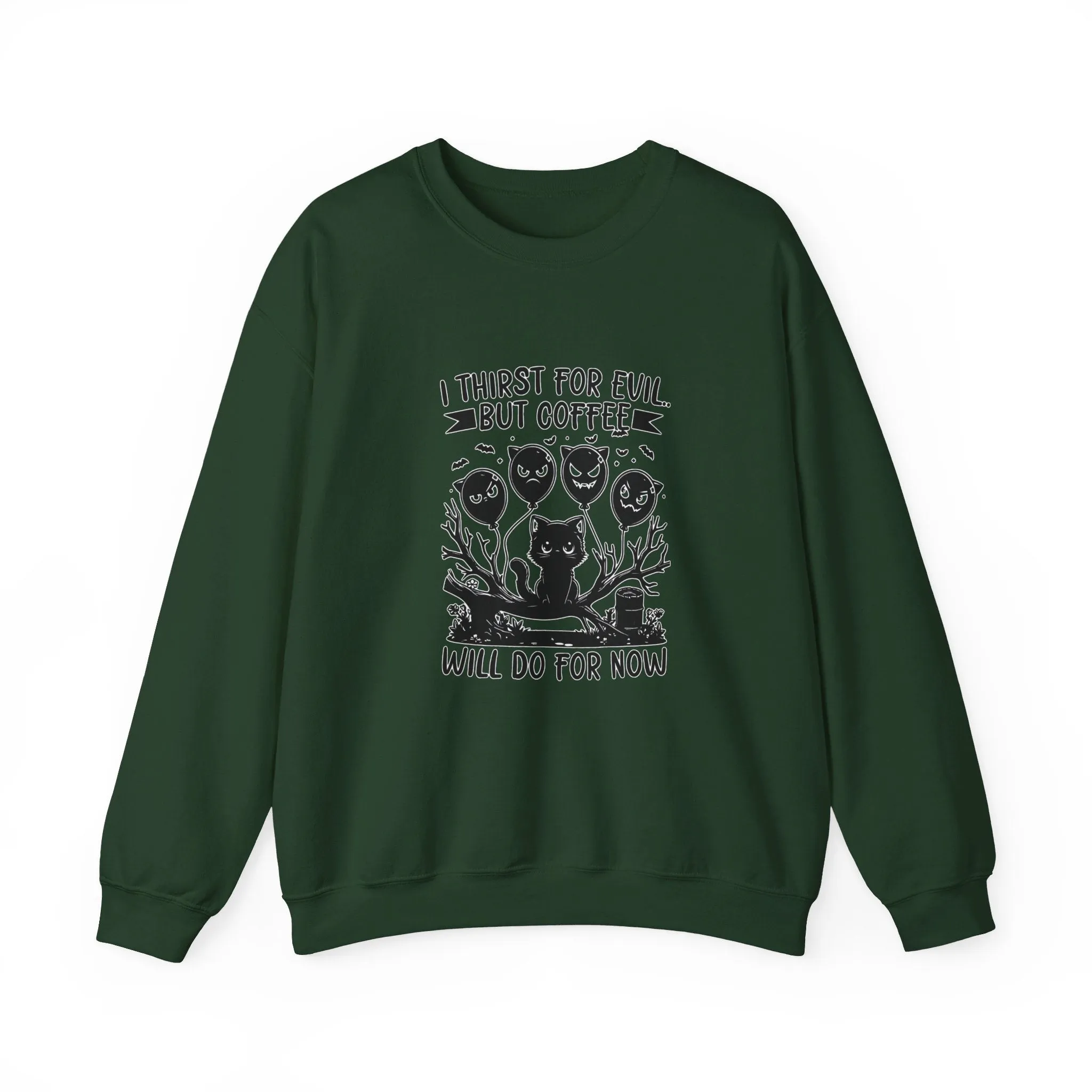 Evil Coffee Unisex Heavy Blend™ Crewneck Sweatshirt