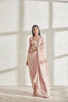 Godet Sari with AP Blouse