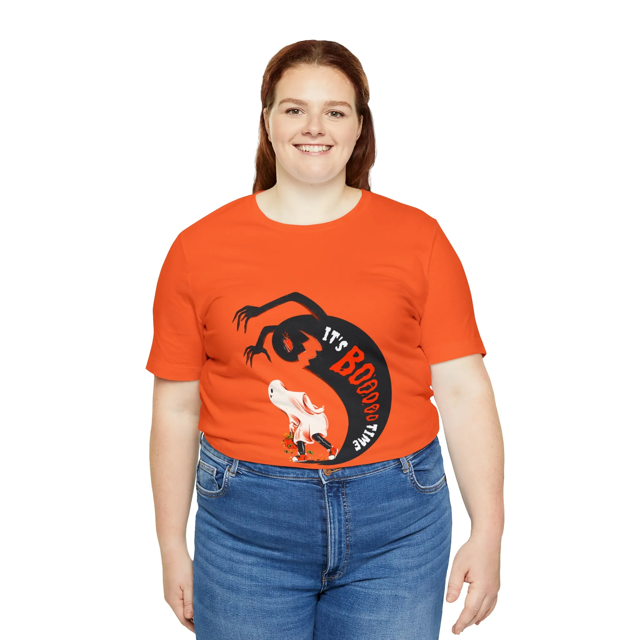 Halloween Boo Time Unisex Jersey Short Sleeve Tee