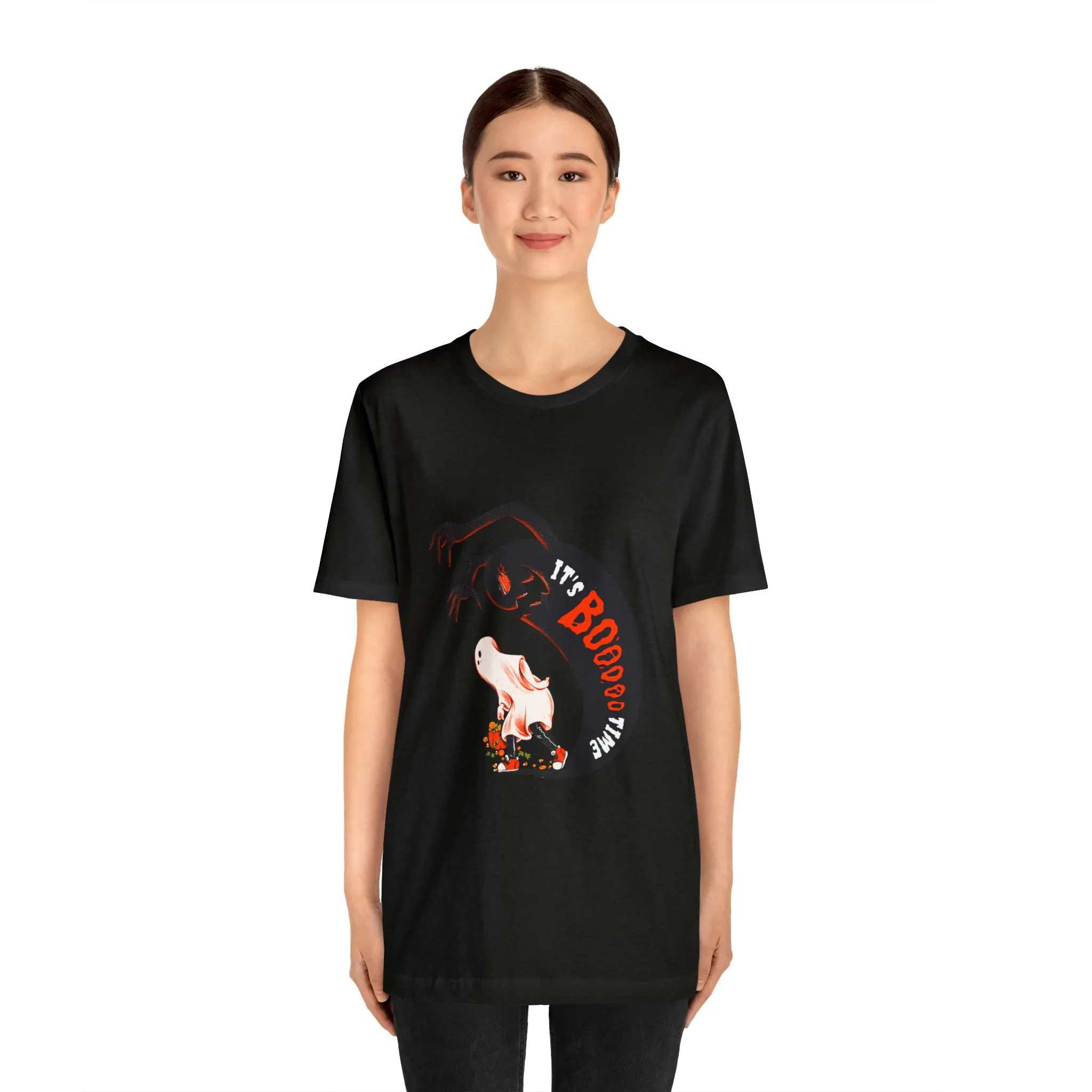 Halloween Boo Time Unisex Jersey Short Sleeve Tee