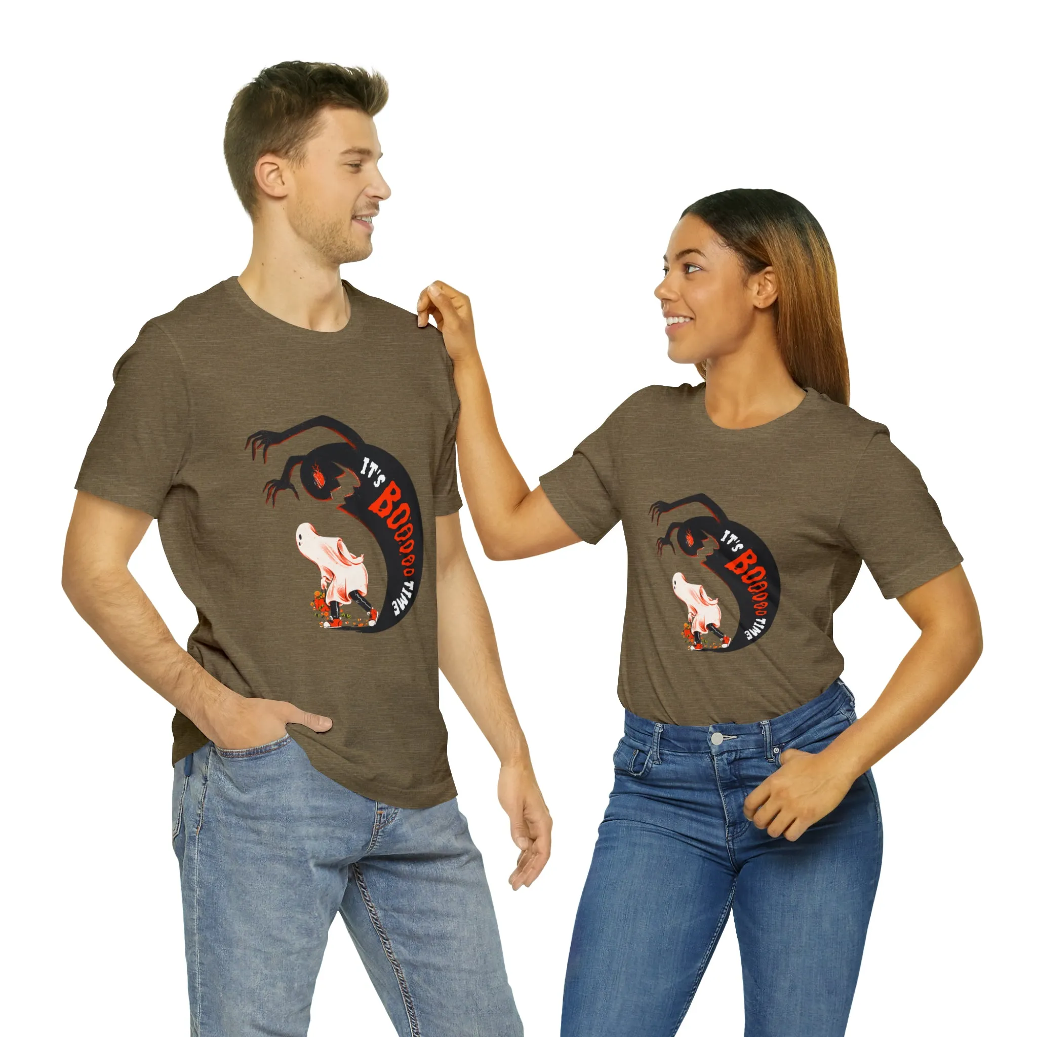 Halloween Boo Time Unisex Jersey Short Sleeve Tee