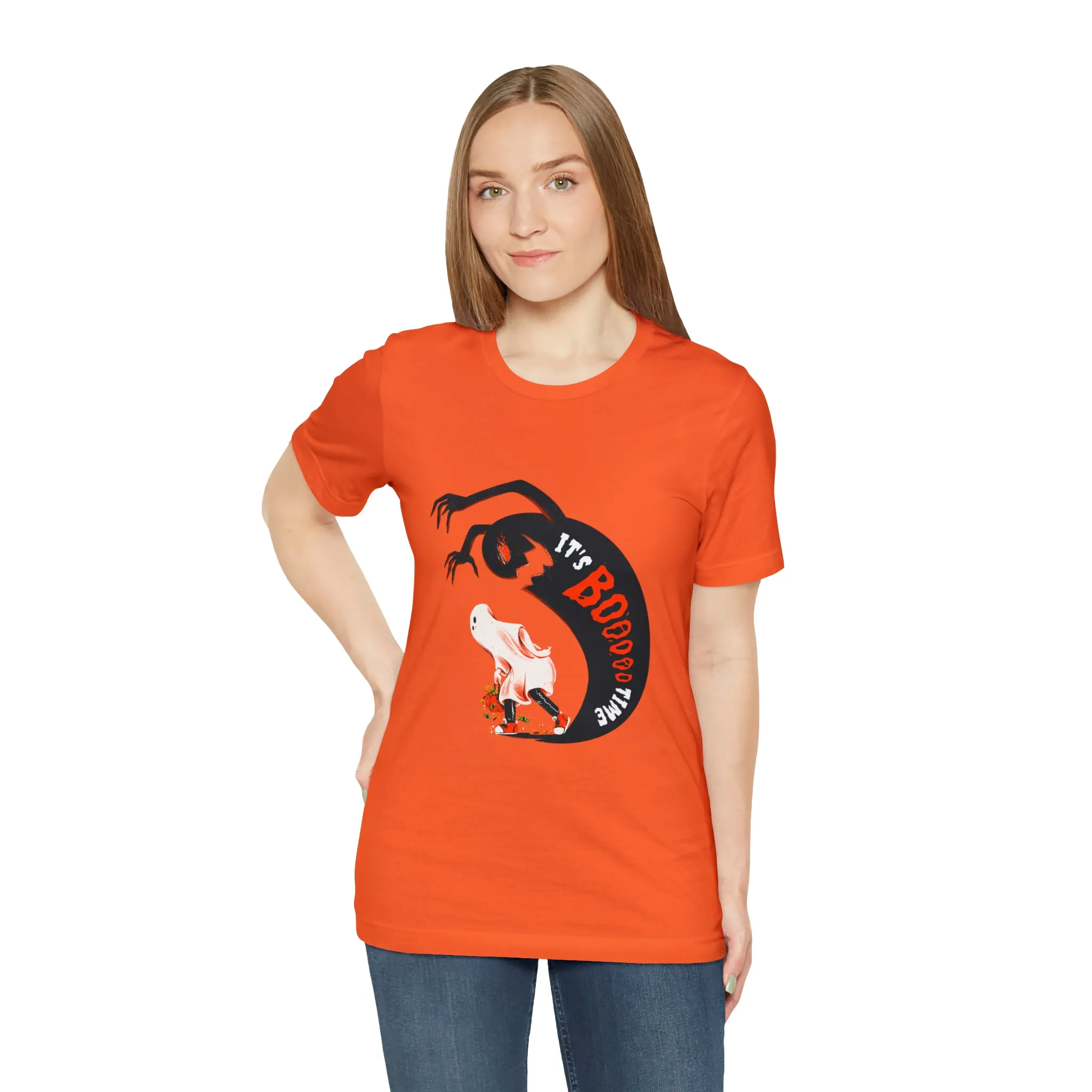 Halloween Boo Time Unisex Jersey Short Sleeve Tee