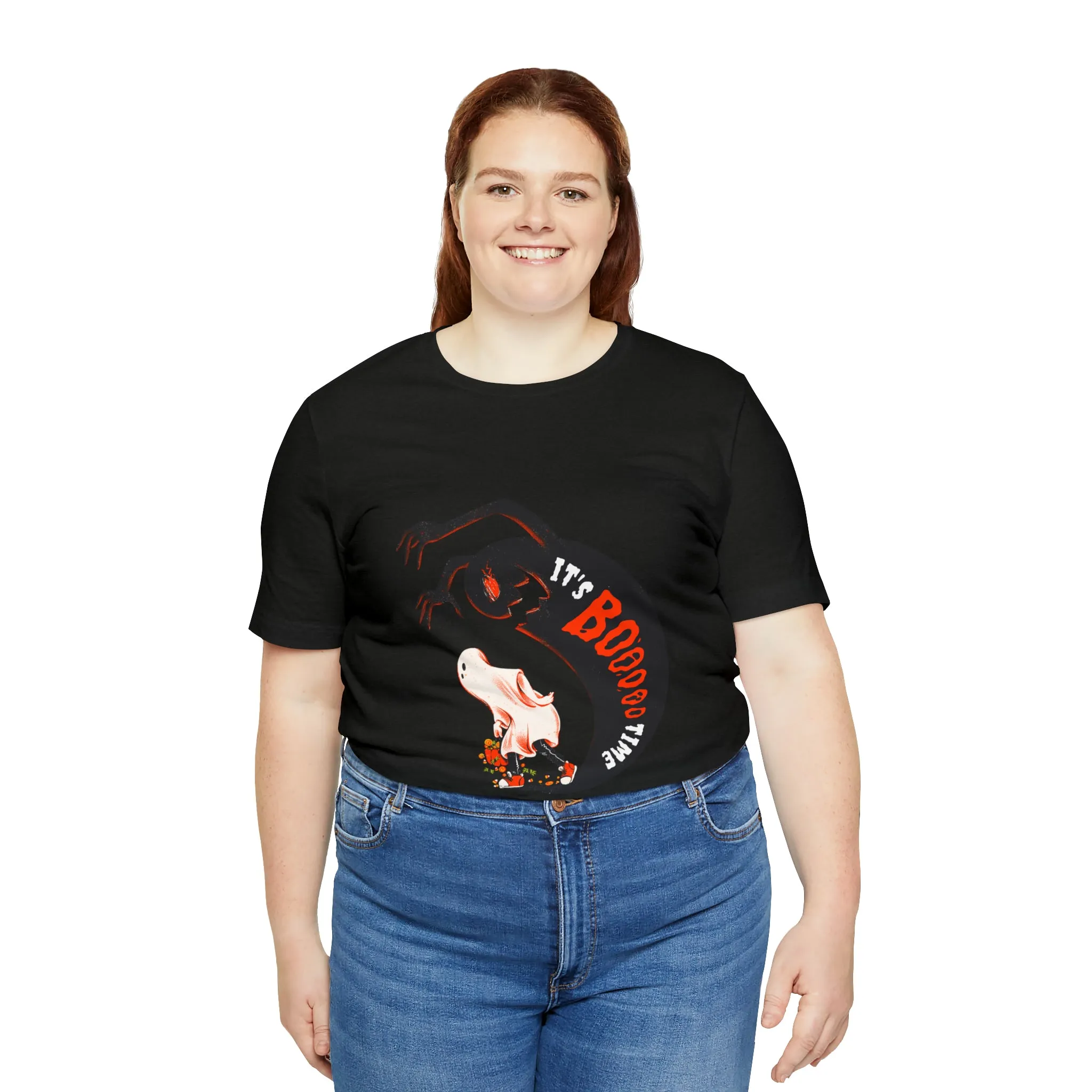 Halloween Boo Time Unisex Jersey Short Sleeve Tee