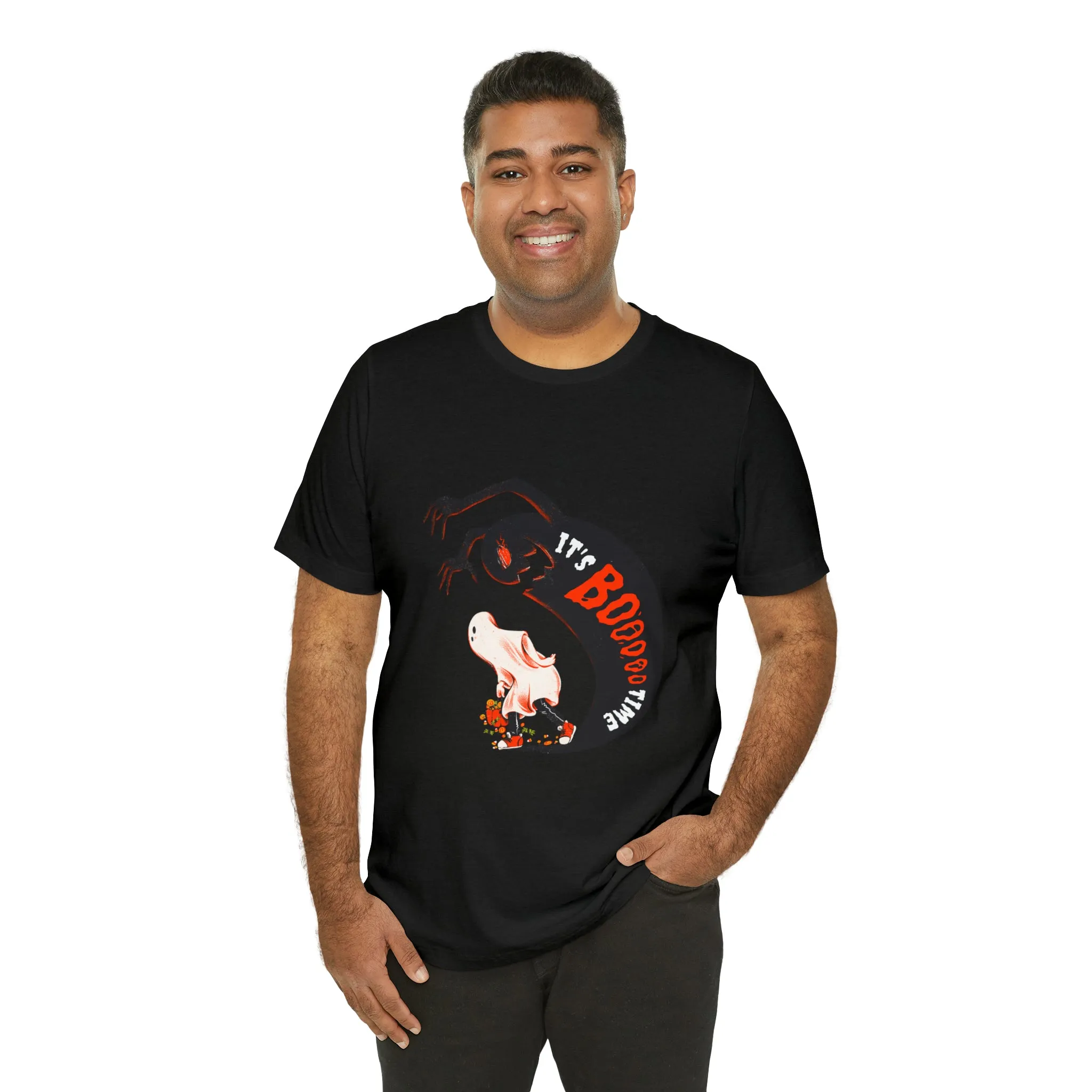 Halloween Boo Time Unisex Jersey Short Sleeve Tee