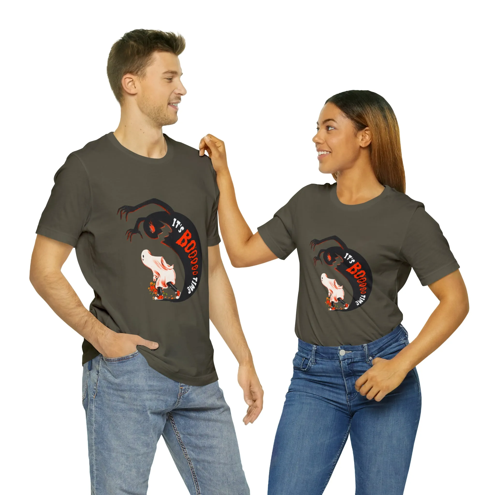 Halloween Boo Time Unisex Jersey Short Sleeve Tee