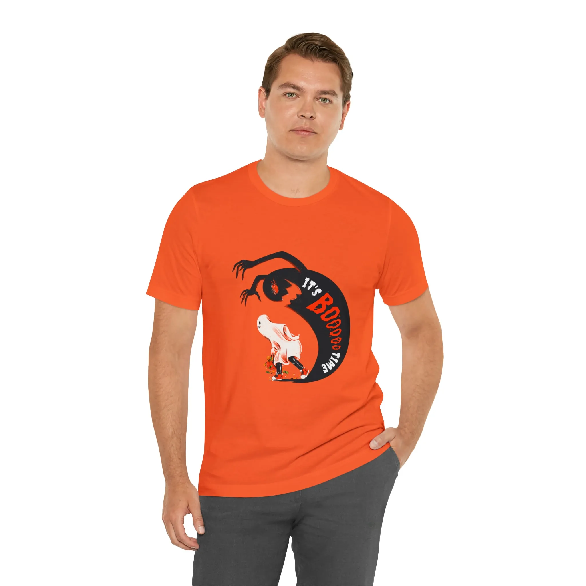 Halloween Boo Time Unisex Jersey Short Sleeve Tee