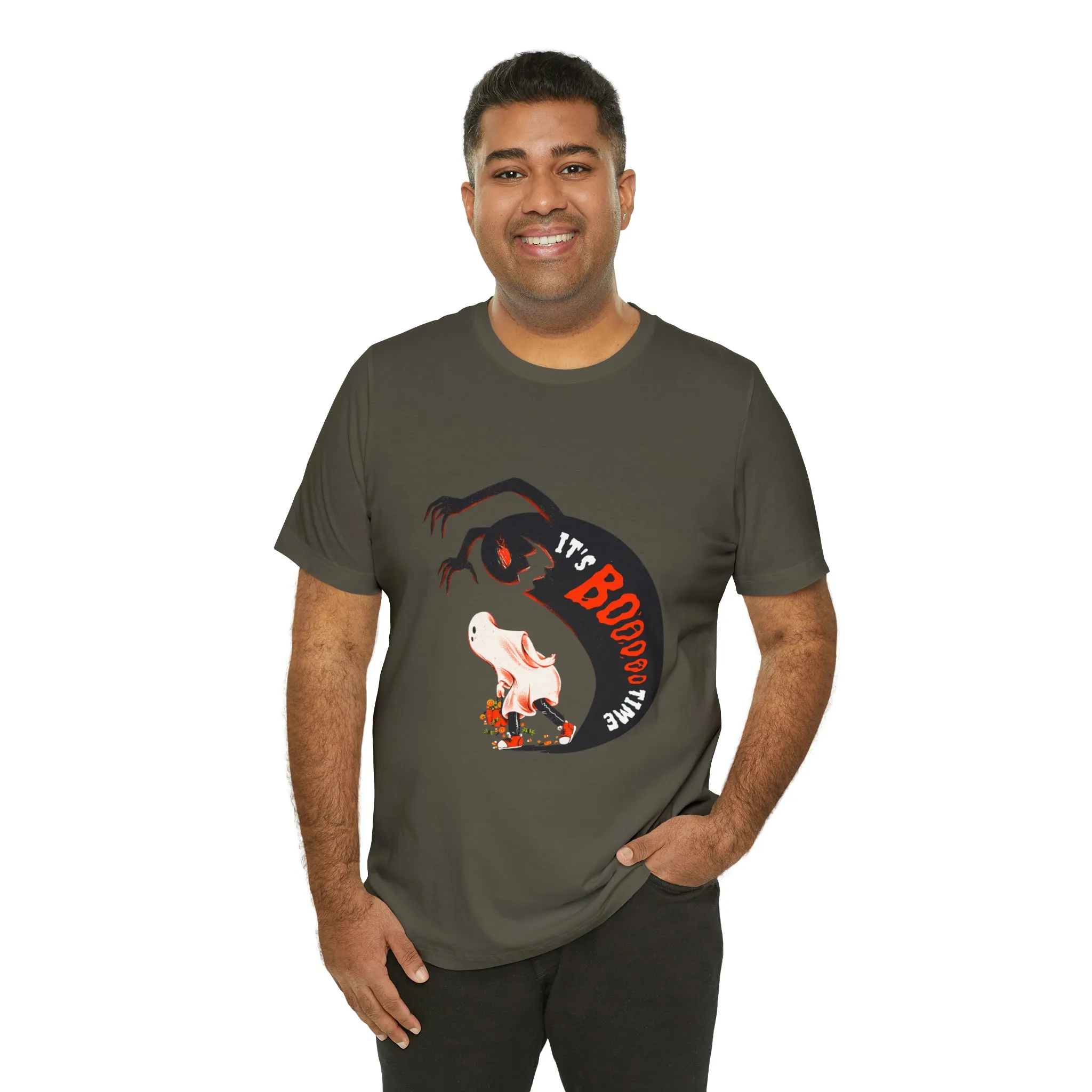 Halloween Boo Time Unisex Jersey Short Sleeve Tee