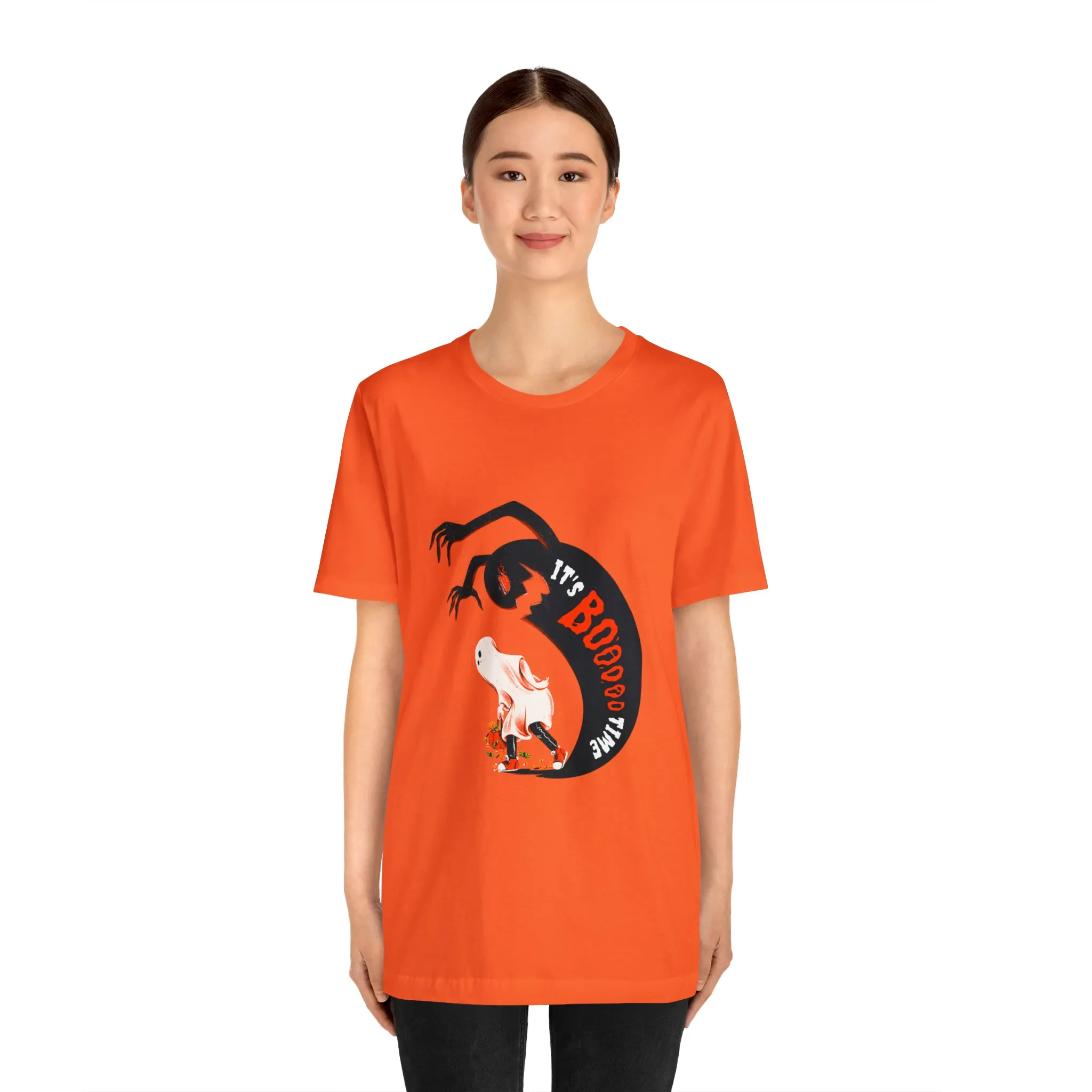 Halloween Boo Time Unisex Jersey Short Sleeve Tee