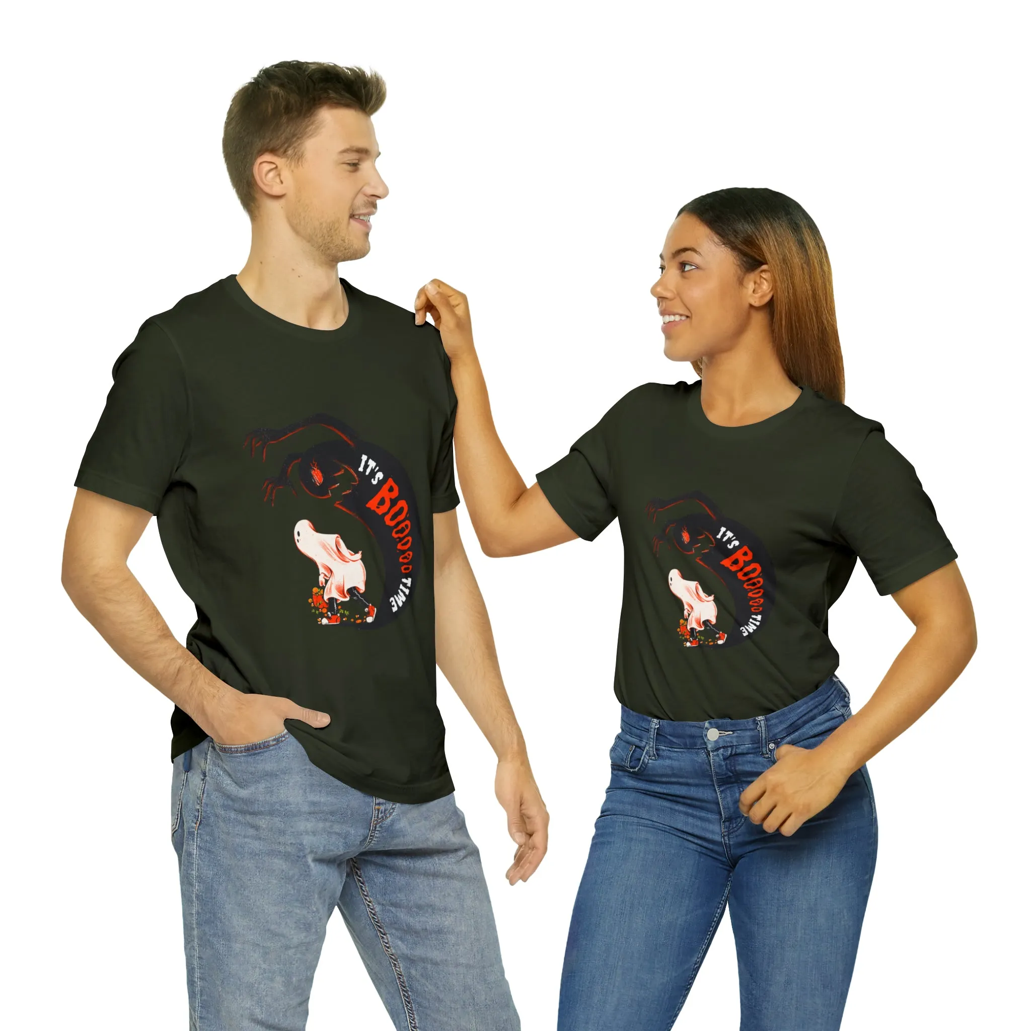 Halloween Boo Time Unisex Jersey Short Sleeve Tee