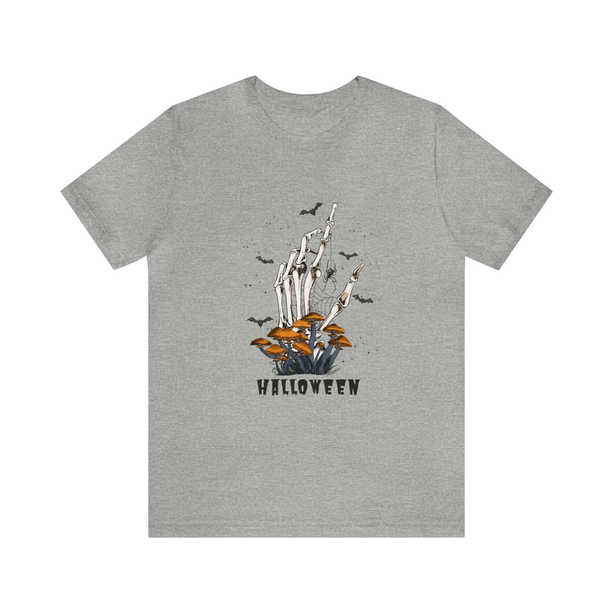 Halloween hand mushrooms Unisex Jersey Short Sleeve Tee