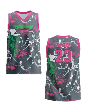 Hoop Dreams Charcoal Basketball Men's basketball  Full-Dye Jersey